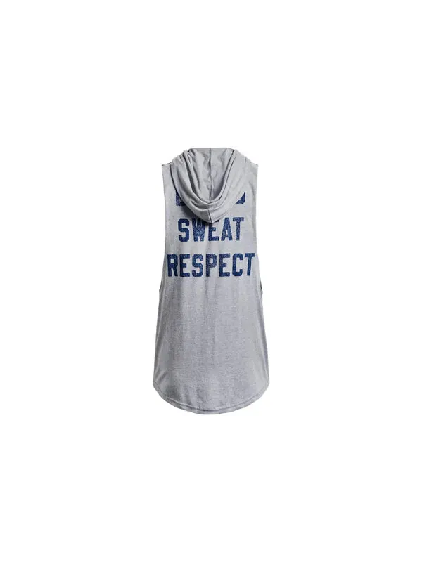 Толстовка project rock bsr bull sleeveless hoodie 'grey blue' Under Armour — изображение 2 из 4, серый/синий