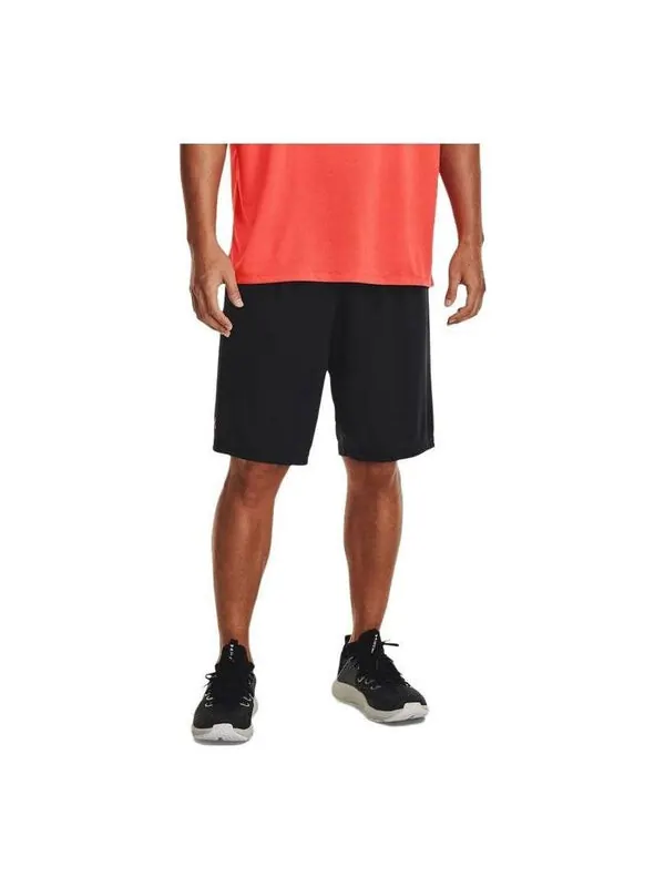 Шорты tech wordmark graphic shorts 'black grey' Under Armour — изображение 1 из 1, черный/серый