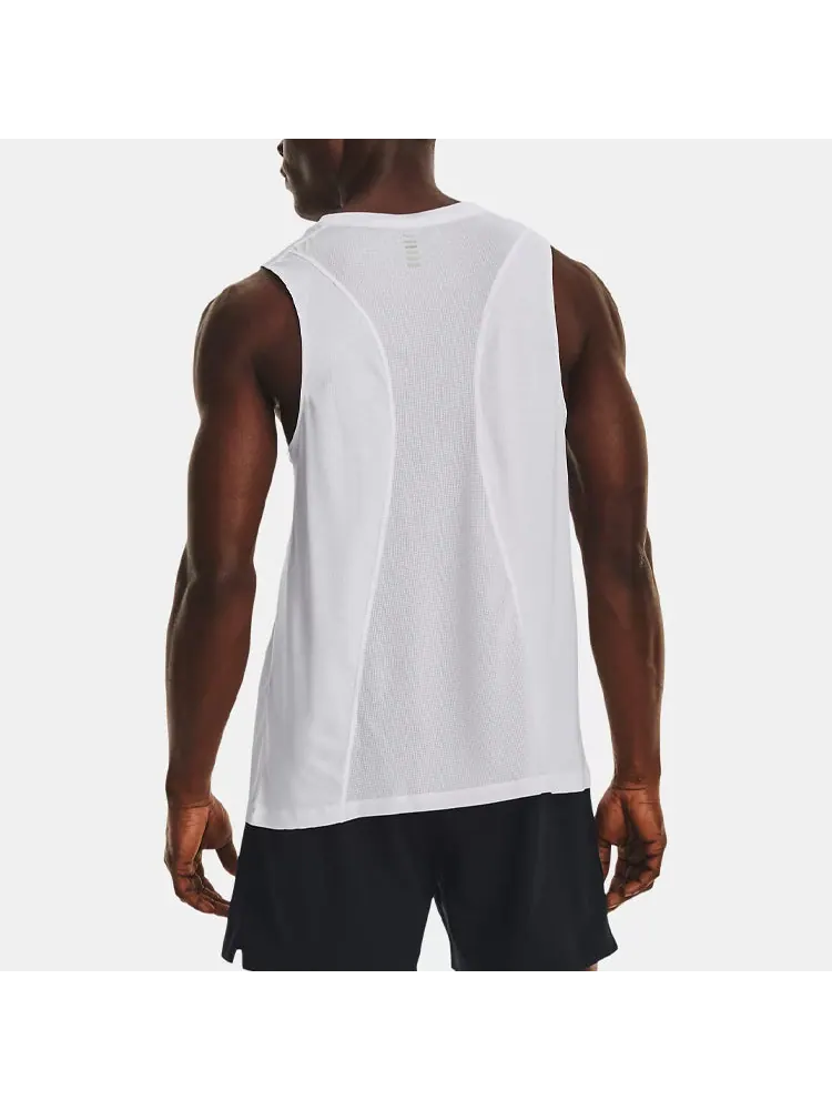 Топ Under Armour Launch Elite Singlet 'White' — изображение 4 из 5, белый