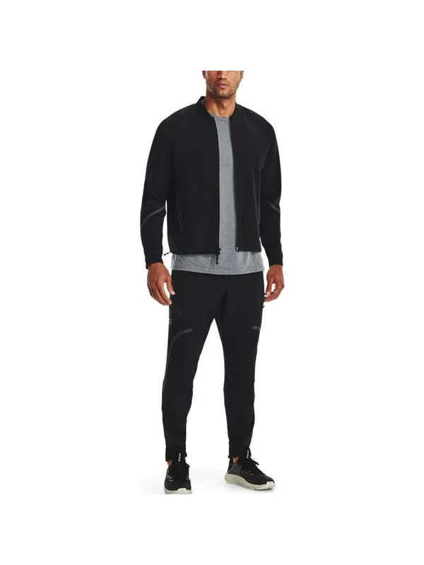 Куртка unstoppable bomber jacket 'black' Under Armour — изображение 3 из 4, черный