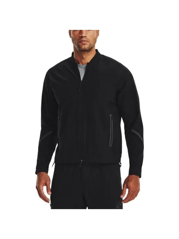 Куртка unstoppable bomber jacket 'black' Under Armour — изображение 4 из 4, черный