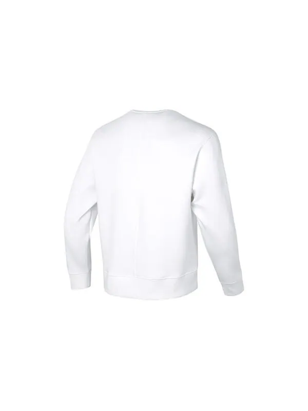 Толстовка summit fleece knit crew 'white' Under Armour — изображение 2 из 4, белый