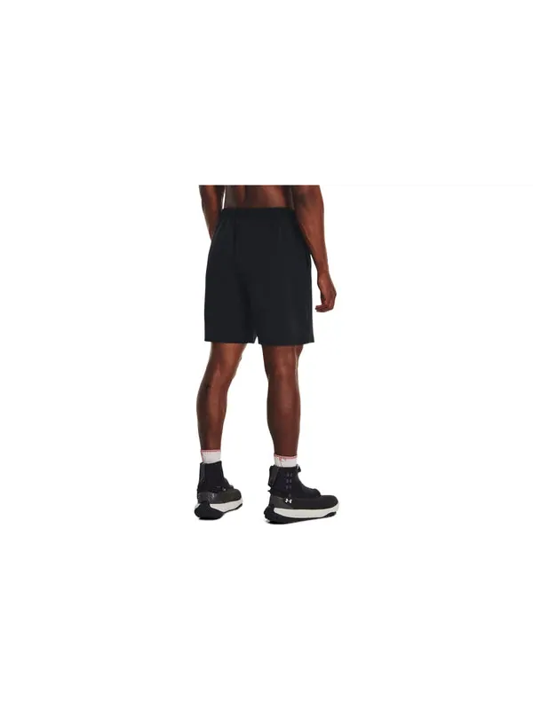 Шорты summit fleece shorts 'black' Under Armour — изображение 2 из 3, черный