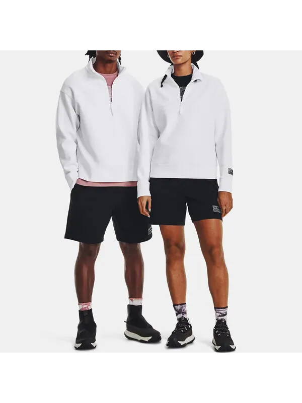 Шорты summit fleece shorts 'black' Under Armour — изображение 3 из 3, черный