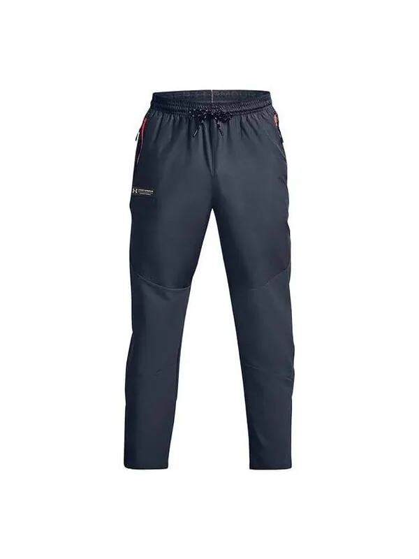 Брюки rush woven pants 'dark grey' Under Armour — 1