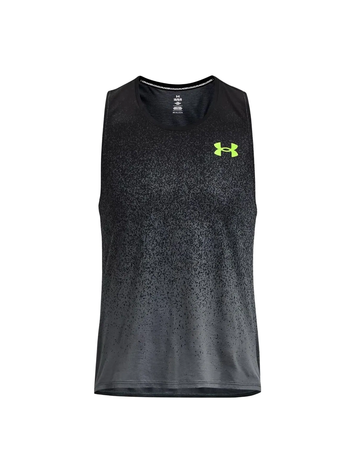Спортивный топ Under Armour Rush Pro Elite Tank 'Black Lime' 1377314-002 — изображение 1 из 2, черный
