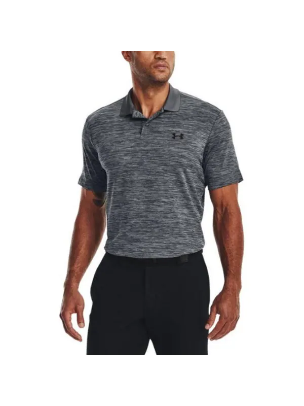 Рубашка поло performance 3.0 polo shirt 'pitch grey' Under Armour — изображение 3 из 4, серый