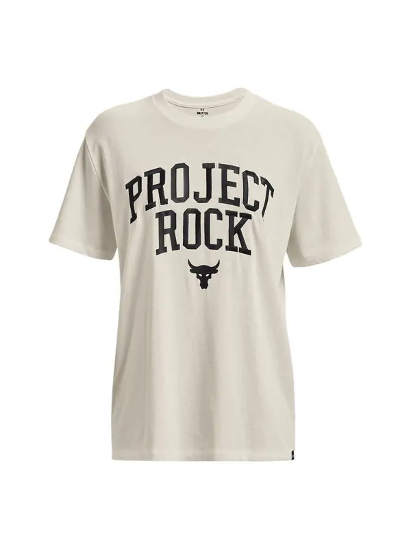 Футболка project rock heavyweight t-shirt 'white' Under Armour — изображение 1 из 2, белый