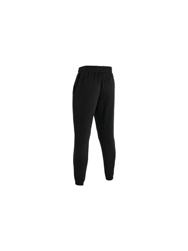 Брюки project rock black adam rival fleece pants 'black yellow' Under Armour — изображение 2 из 2, черный/желтый