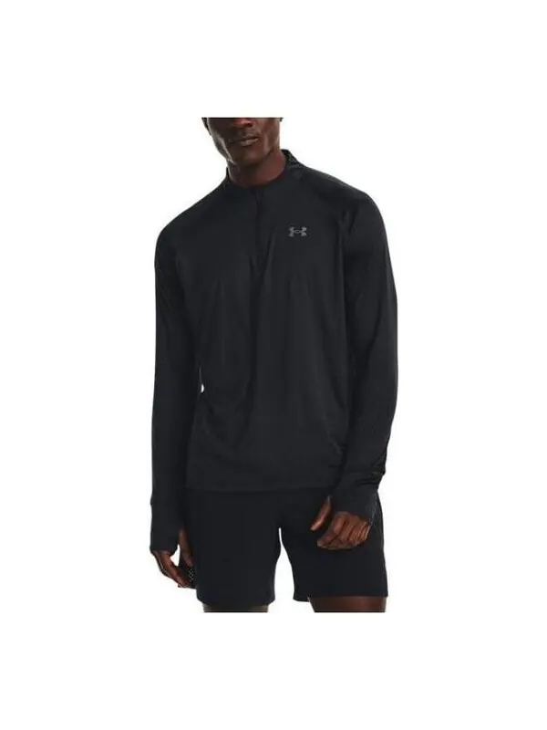 Футболка iso-chill up pace zip top 'black' Under Armour — изображение 1 из 1, черный