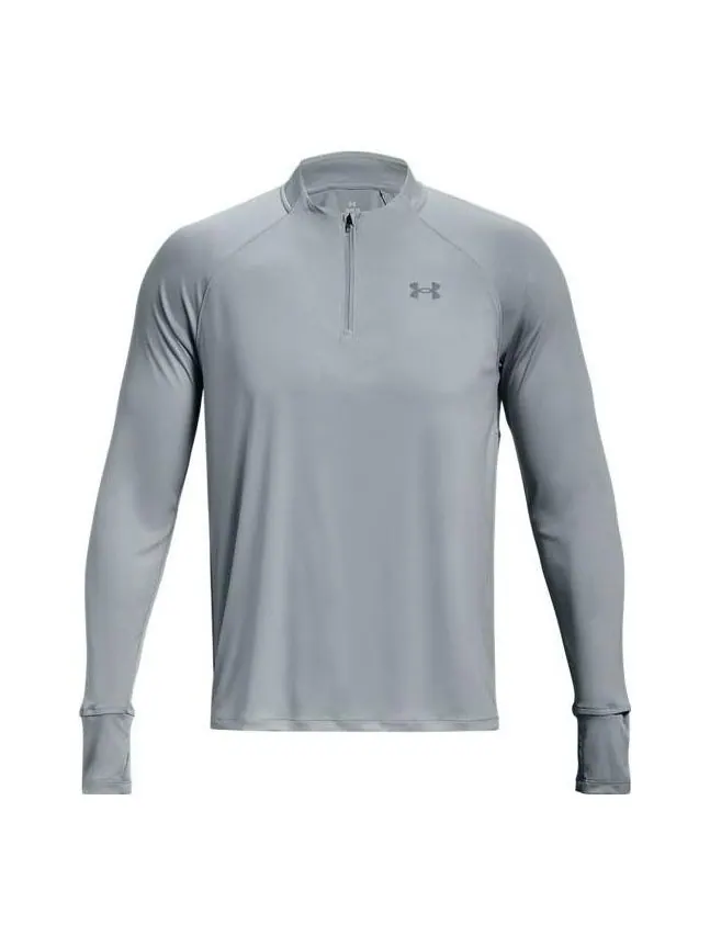 Спортивный топ Under Armour Iso-Chill Up Pace 1/4 Zip Top 'Harbor Blue' 1377877-465 — изображение 1 из 5, синий