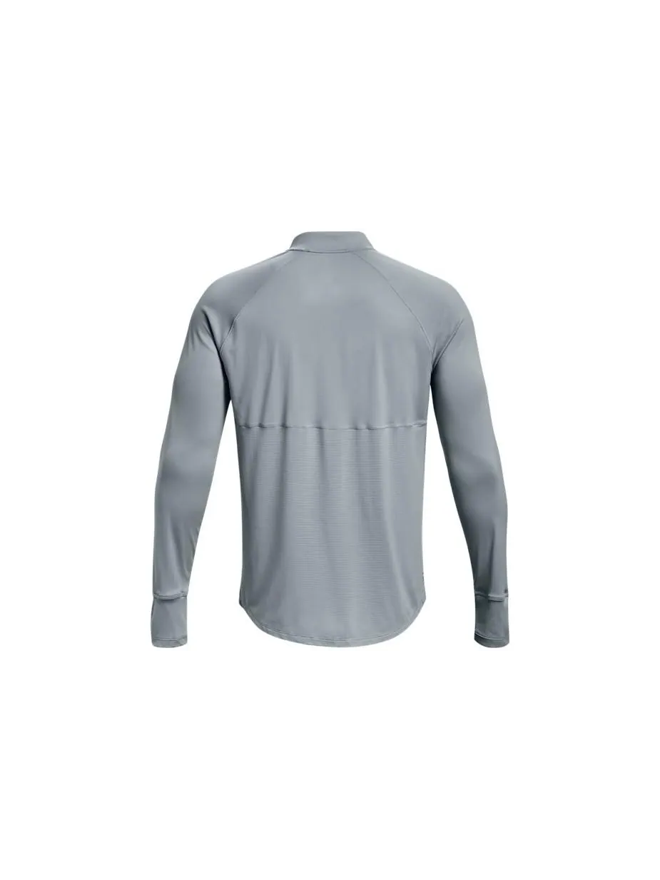 Спортивный топ Under Armour Iso-Chill Up Pace 1/4 Zip Top 'Harbor Blue' 1377877-465 — изображение 2 из 5, синий