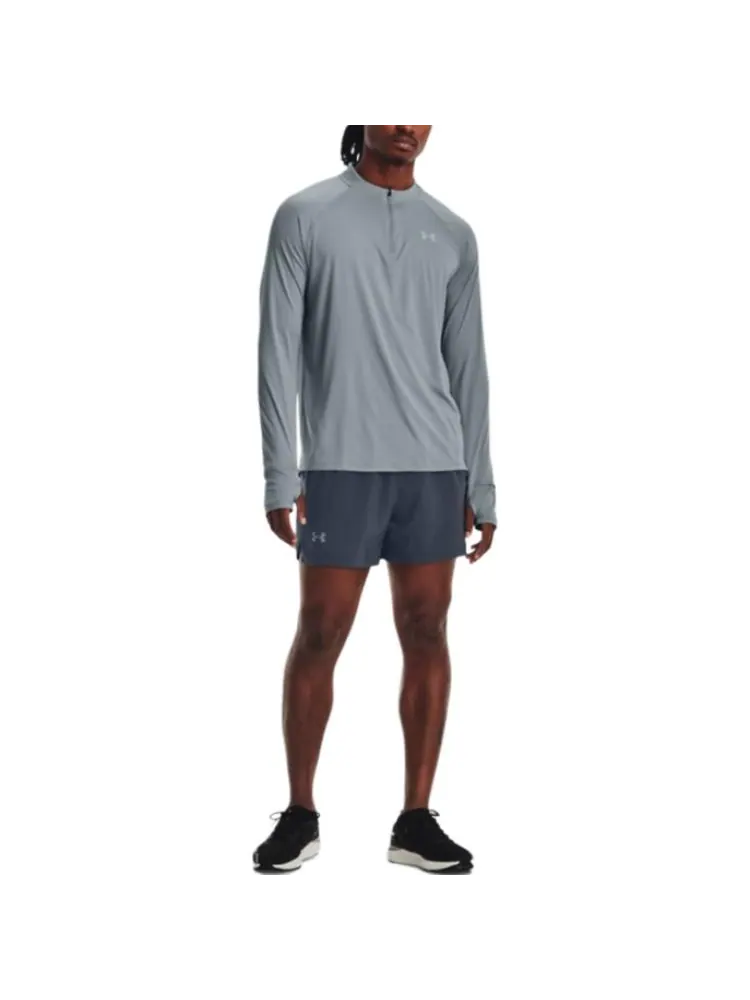 Спортивный топ Under Armour Iso-Chill Up Pace 1/4 Zip Top 'Harbor Blue' 1377877-465 — изображение 3 из 5, синий