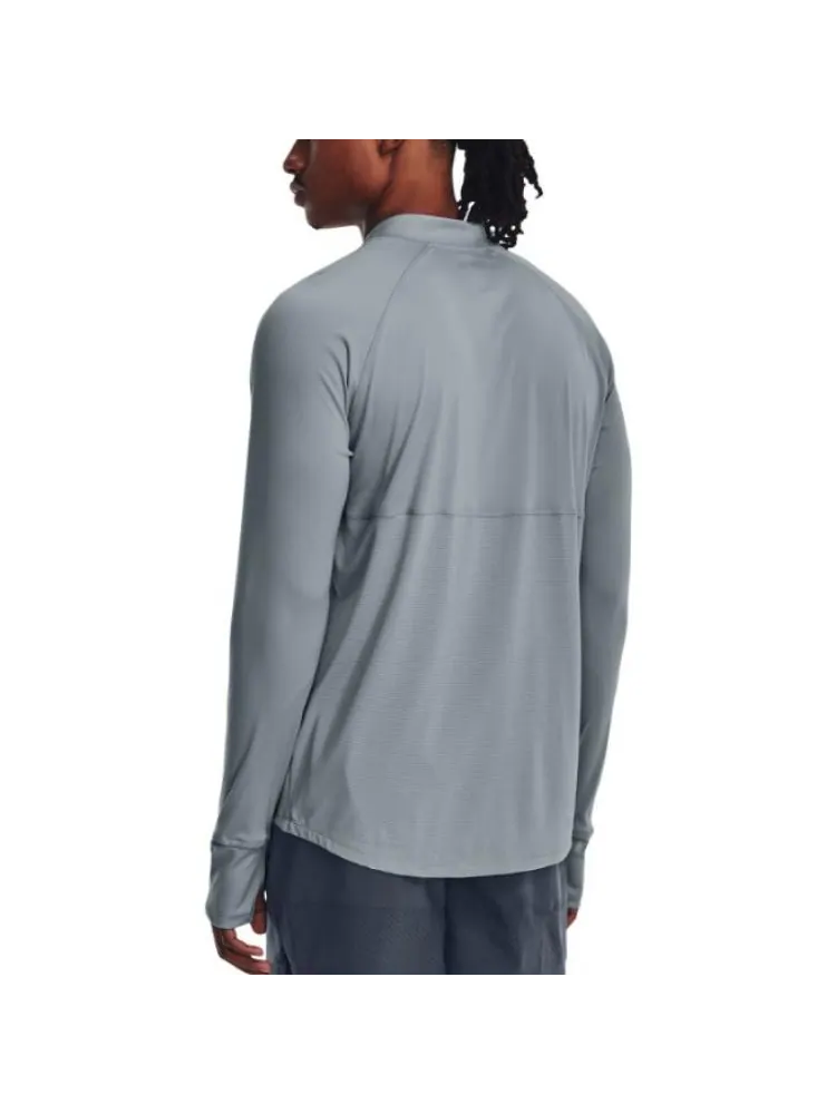 Спортивный топ Under Armour Iso-Chill Up Pace 1/4 Zip Top 'Harbor Blue' 1377877-465 — изображение 5 из 5, синий