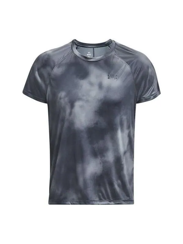 Футболка iso-chill up the pace short 'grey' Under Armour — изображение 1 из 4, серый