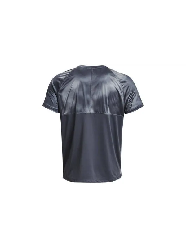 Футболка iso-chill up the pace short 'grey' Under Armour — изображение 2 из 4, серый