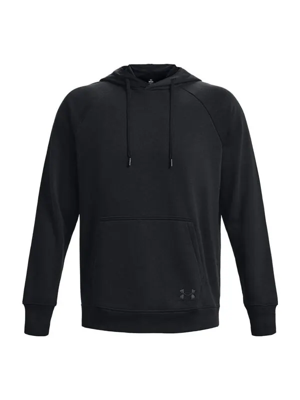 Толстовка heavyweight terry hoodie 'black' Under Armour — изображение 1 из 4, черный