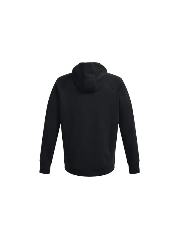 Толстовка heavyweight terry hoodie 'black' Under Armour — изображение 2 из 4, черный