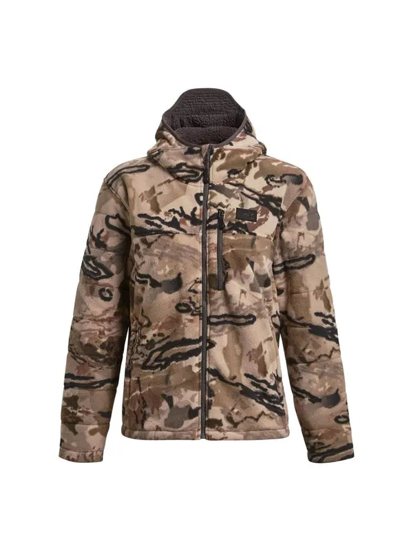 Куртка whitetail rut windproof jacket 'tan black' Under Armour — изображение 1 из 4, бежевый/черный