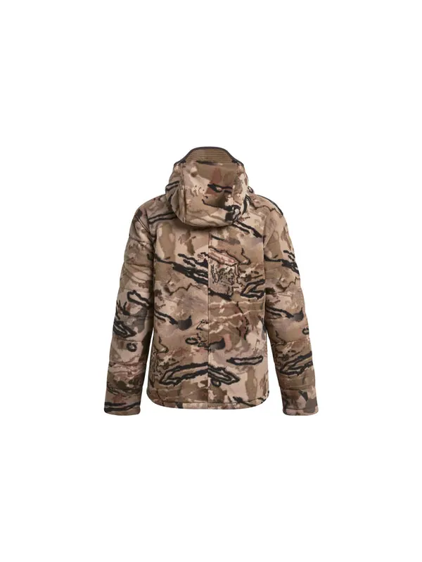 Куртка whitetail rut windproof jacket 'tan black' Under Armour — изображение 2 из 4, бежевый/черный