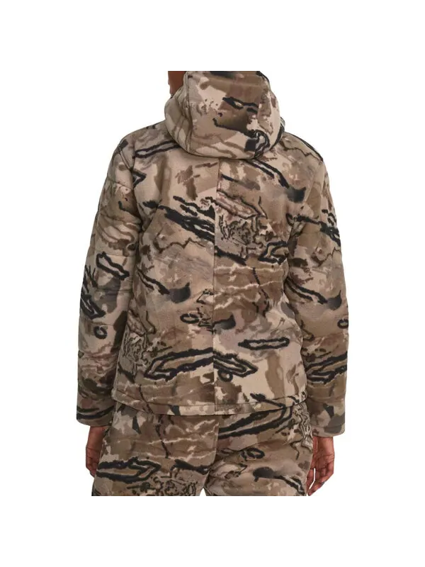 Куртка whitetail rut windproof jacket 'tan black' Under Armour — изображение 4 из 4, бежевый/черный
