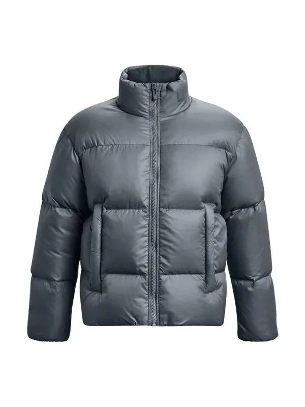 Куртка coldgear infrared puffer jacket 'grey blue' Under Armour — изображение 1 из 2, серый/синий