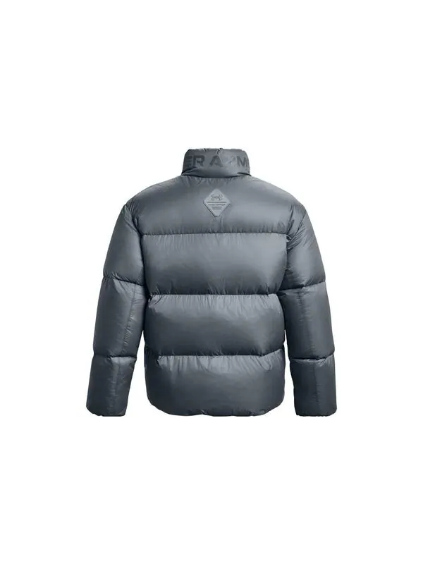 Куртка coldgear infrared puffer jacket 'grey blue' Under Armour — изображение 2 из 2, серый/синий