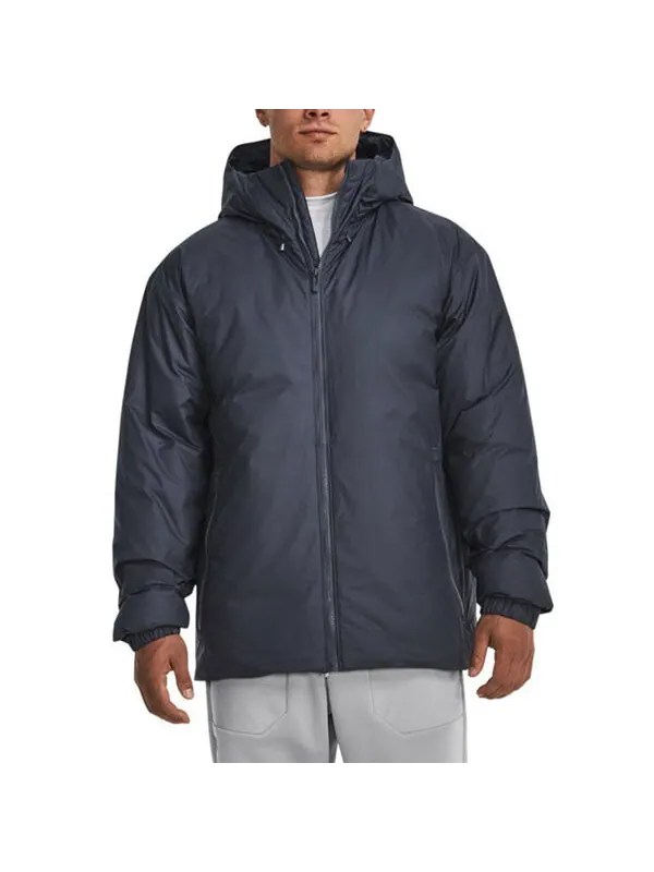 Куртка coldgear infrared puffer jacket 'dark grey' Under Armour — изображение 3 из 4, серый