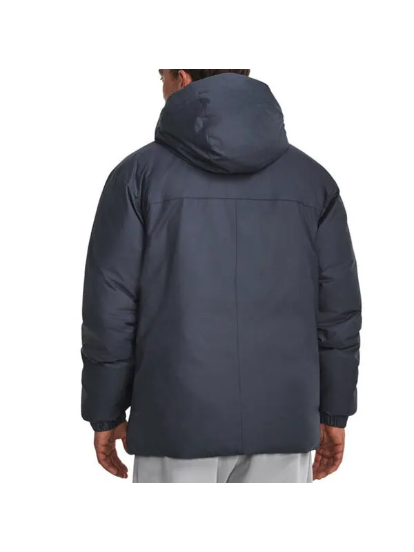 Куртка coldgear infrared puffer jacket 'dark grey' Under Armour — изображение 4 из 4, серый