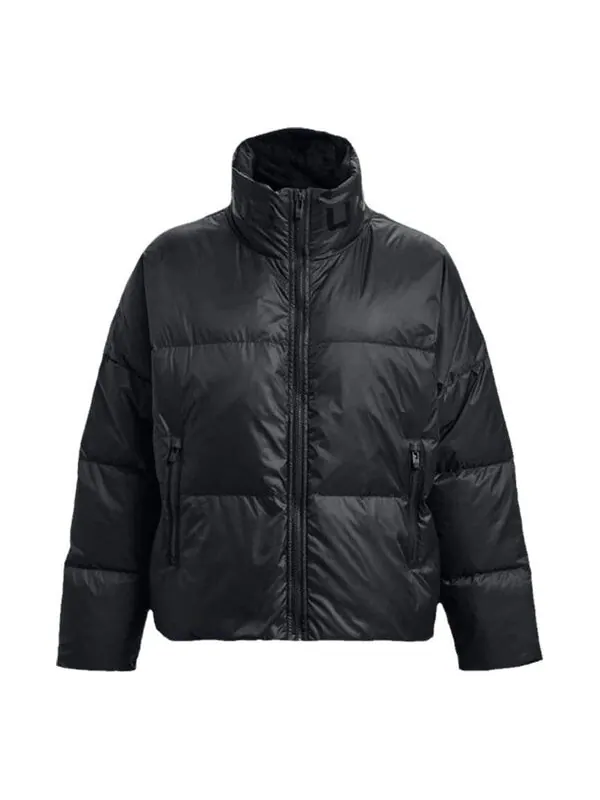 Куртка coldgear infrared down puffer jacket 'black' Under Armour — изображение 1 из 1, черный