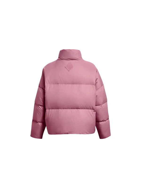 Куртка coldgear infrared down puffer jacket 'pink' Under Armour — изображение 2 из 4, розовый