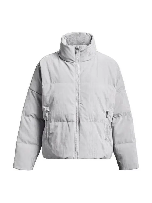 Куртка coldgear infrared down puffer jacket 'halo grey' Under Armour — изображение 1 из 4, серый
