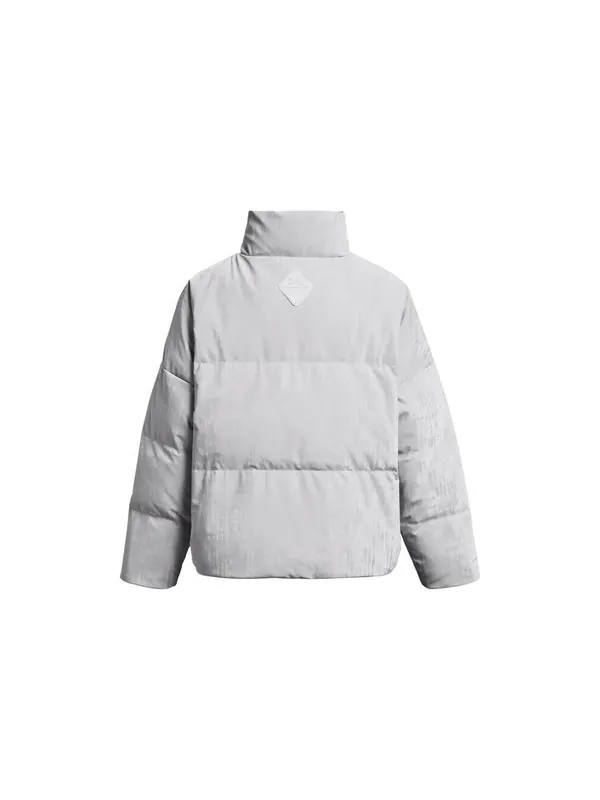 Куртка coldgear infrared down puffer jacket 'halo grey' Under Armour — изображение 2 из 4, серый