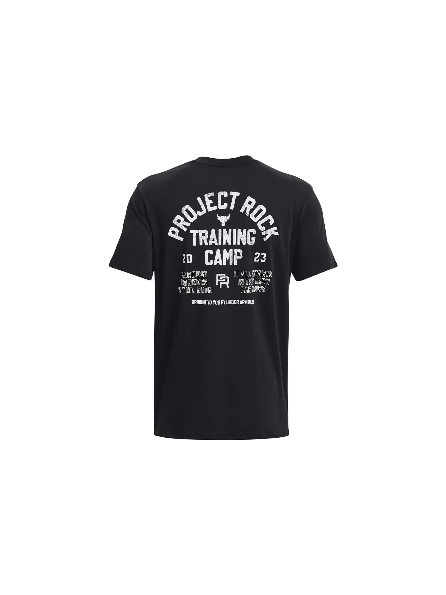 Фтболка Under Armour Project Rock Training Heavyweight — изображение 2 из 6, черный