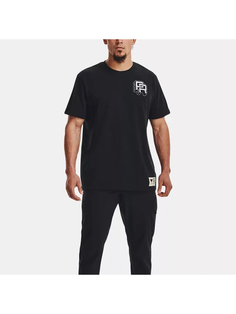 Фтболка Under Armour Project Rock Training Heavyweight — изображение 3 из 6, черный