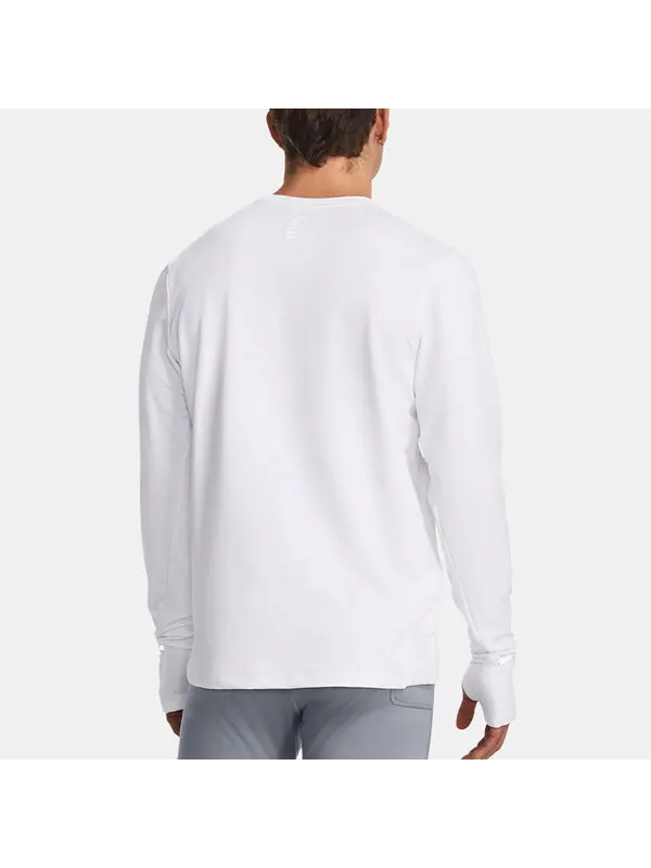 Футболка qualifier long sleeve t-shirt 'white' Under Armour — изображение 4 из 4, белый