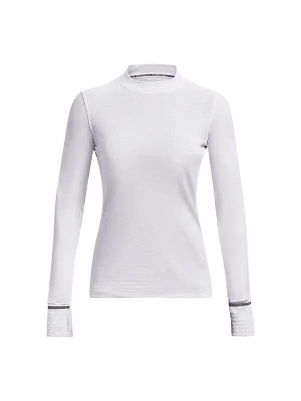 Футболка qualifier cold long sleeve t-shirt 'white' Under Armour — изображение 1 из 4, белый