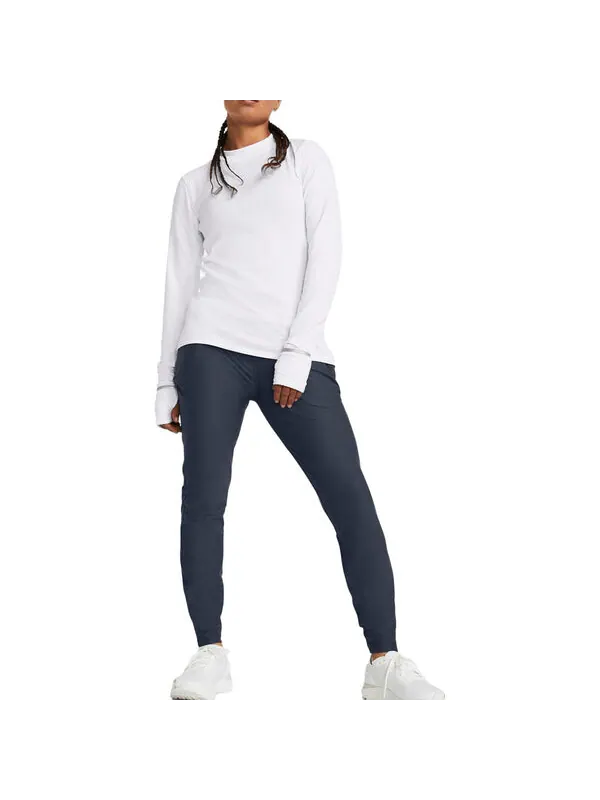Футболка qualifier cold long sleeve t-shirt 'white' Under Armour — изображение 3 из 4, белый
