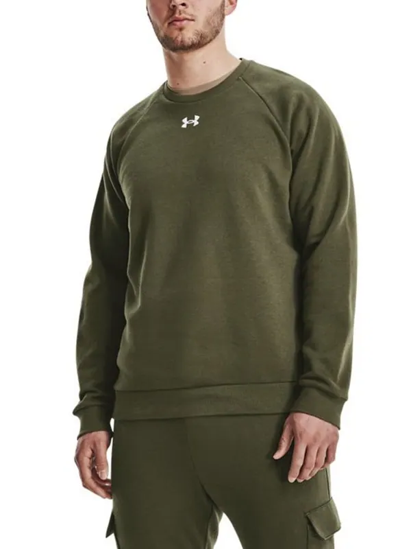 Свитшот Under Armour UA Rival Fleece — изображение 3 из 5, зеленый