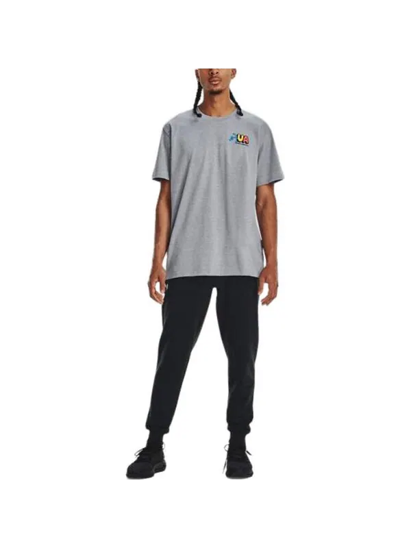 Брюки rival fleece joggers 'black' Under Armour — изображение 3 из 4, черный