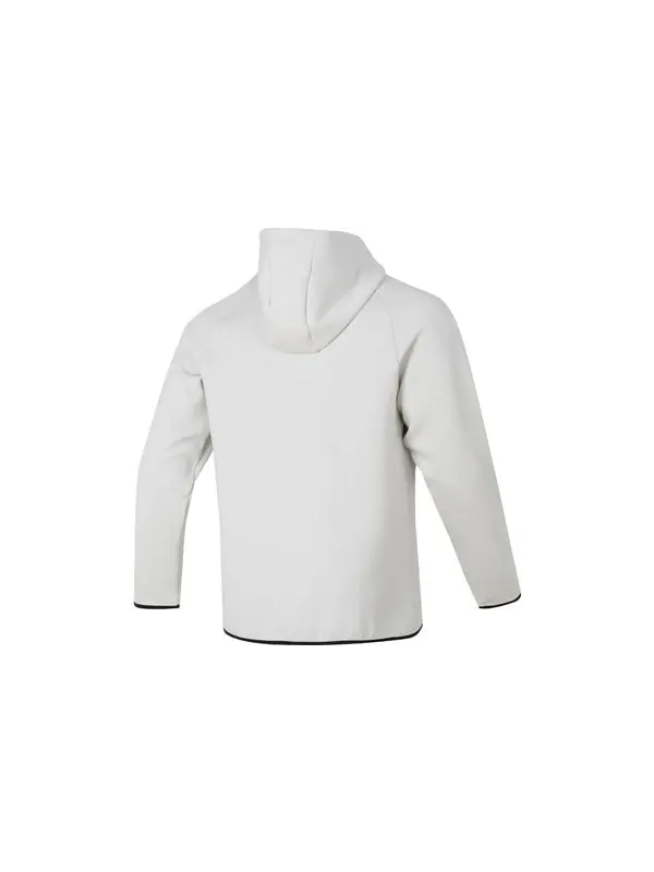 Толстовка logo unstoppable fleece zip hoodie 'white' Under Armour — изображение 2 из 4, белый/черный