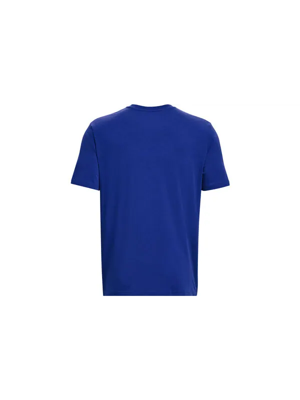 Футболка curry bobble head basketball t-shirt 'royal blue' Under Armour — изображение 2 из 4, синий