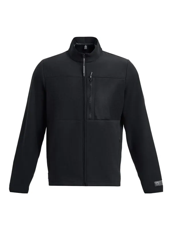 Куртка microfleece maxx jacket 'black' Under Armour — изображение 1 из 4, черный