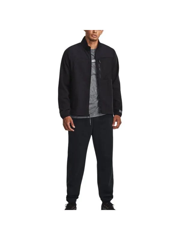 Куртка microfleece maxx jacket 'black' Under Armour — изображение 3 из 4, черный