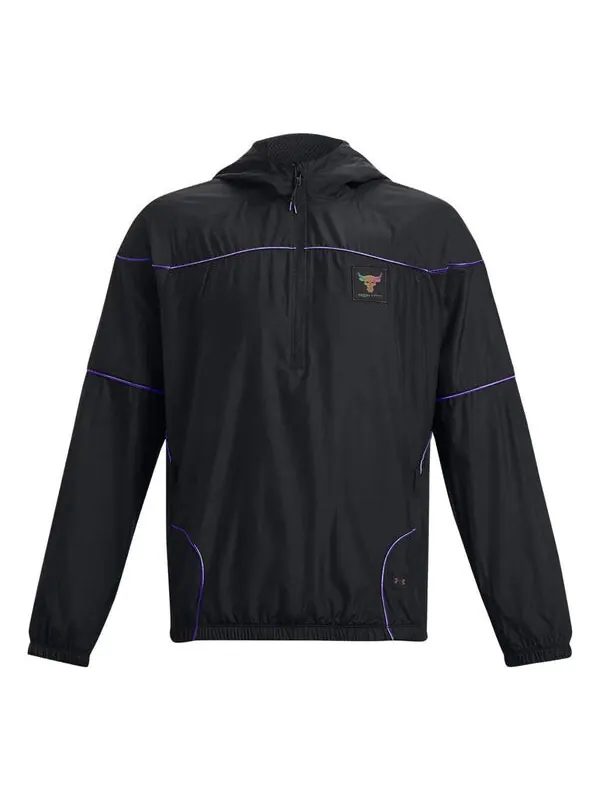 Куртка project rock anorak jacket 'black' Under Armour — изображение 1 из 4, черный