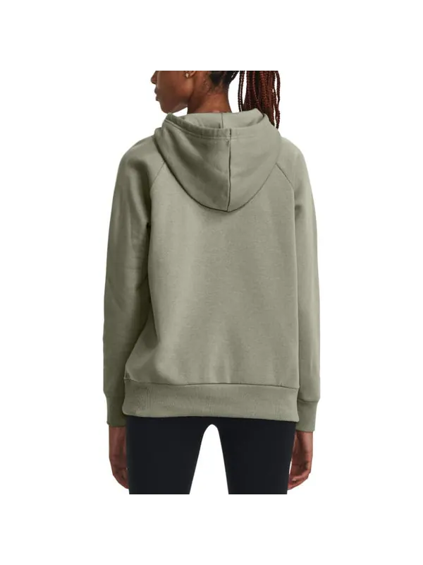 Толстовка rival fleece antler hoodie 'light green' Under Armour — изображение 4 из 4, светлый зеленый