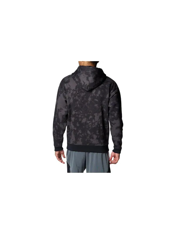 Толстовка curry acid wash sweatshirt hoodie 'black grey' Under Armour — изображение 2 из 3, черный/серый