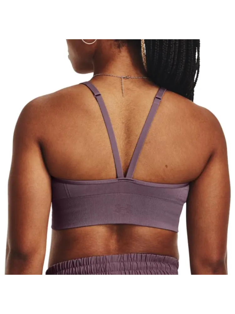 (WMNS) Спортивный бюстгальтер Under Armour Train Seamless Low 'Темно-фиолетовый' — изображение 4 из 4, темный фиолетовый