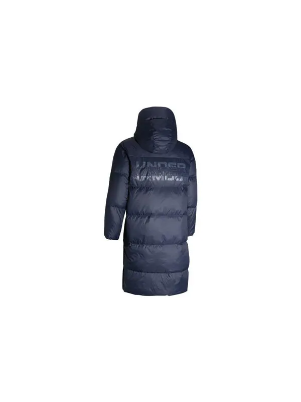Куртка coldgear down puffer parka 'midnight navy' Under Armour — изображение 2 из 2, темно-синий