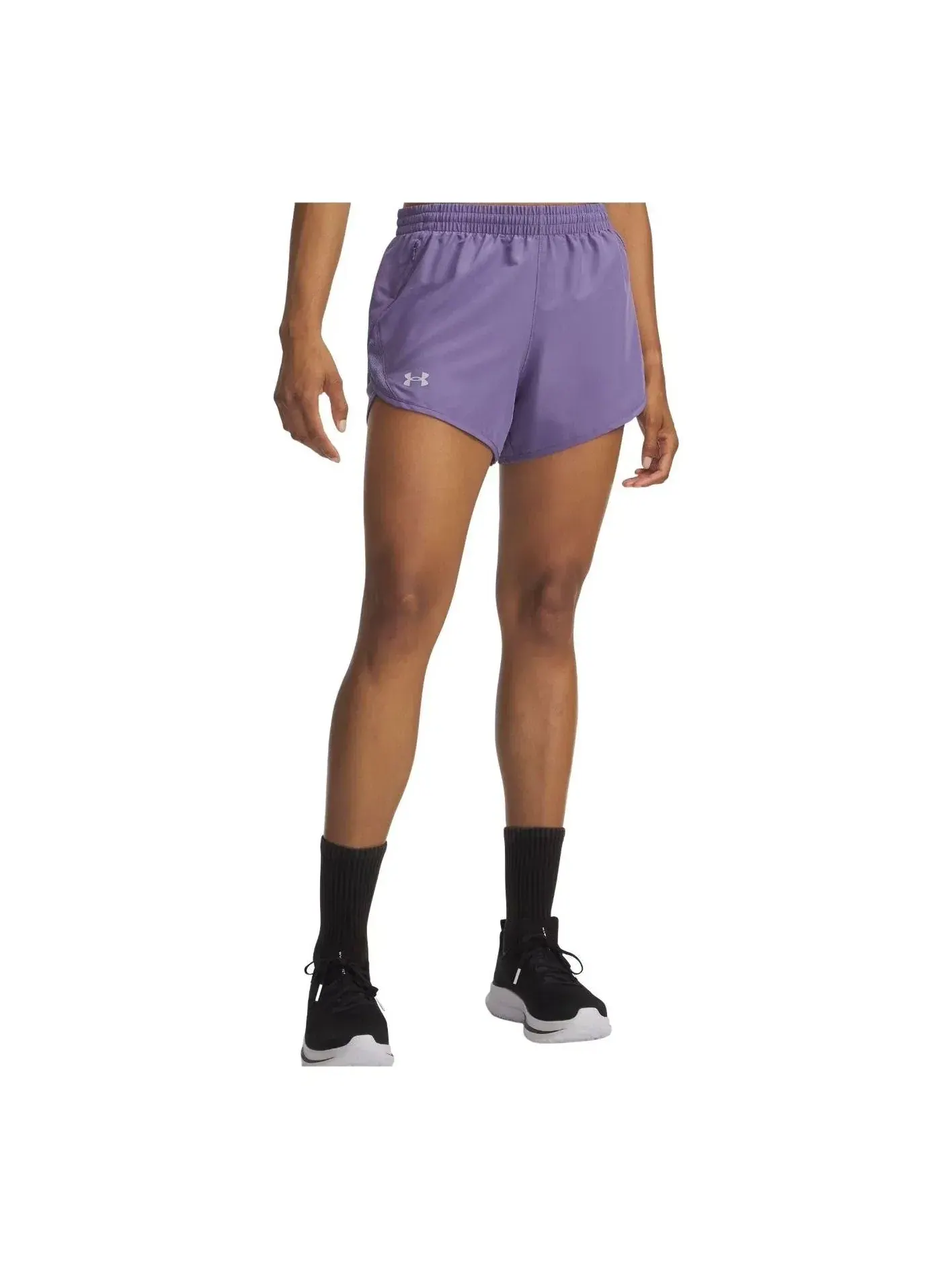 Шорты Under Armour Fly-By 3 дюйма — изображение 1 из 2, фиолетовый